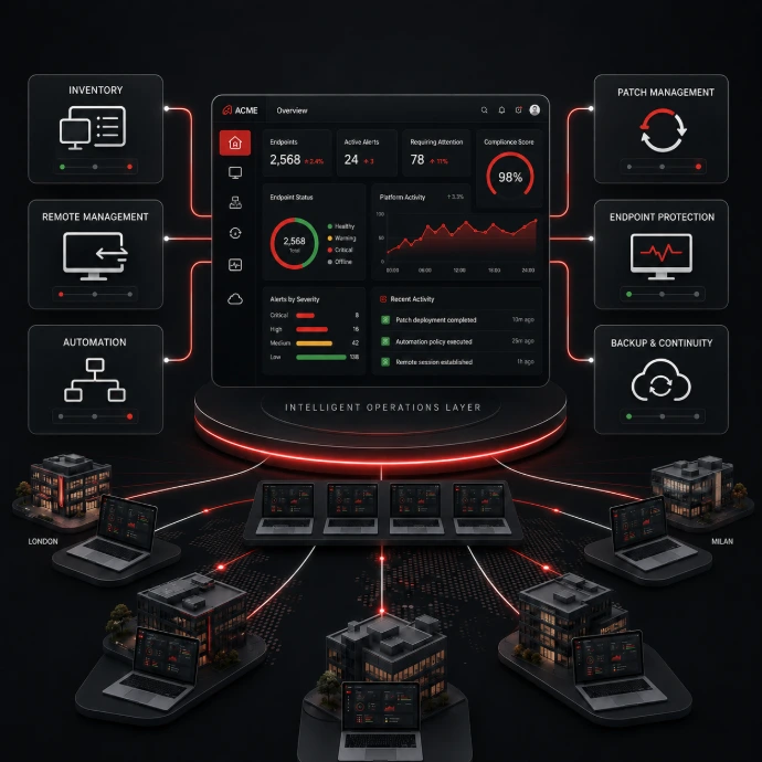 XCSIRT TAKE CONTROL Camadas de Serviço