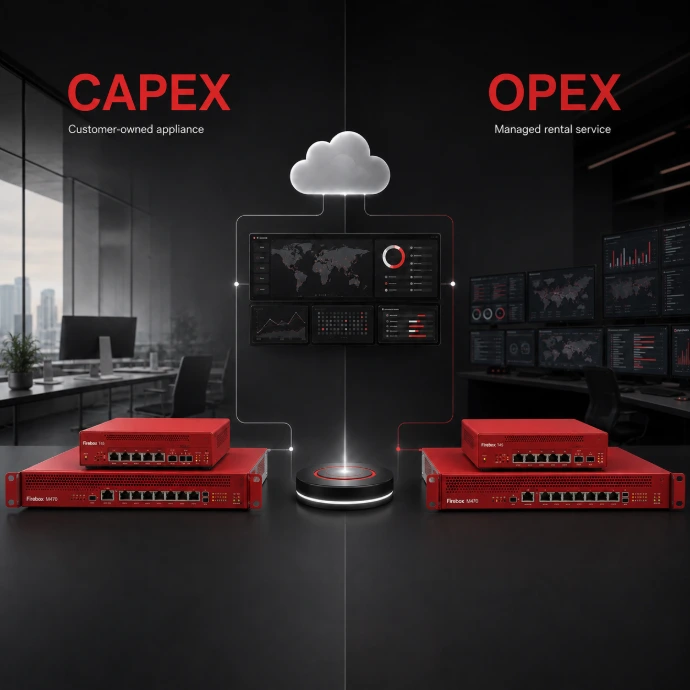 Firewall WatchGuard em modalidade CAPEX ou OPEX para empresas em Portugal